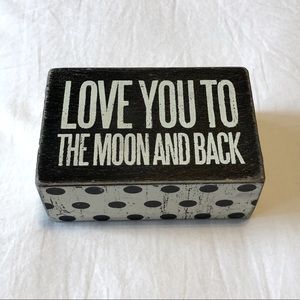 Small Wooden Sign